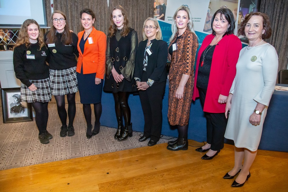 Image of staff and students at an event