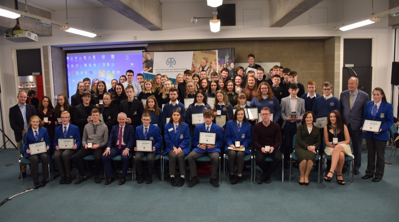 student awards group photo