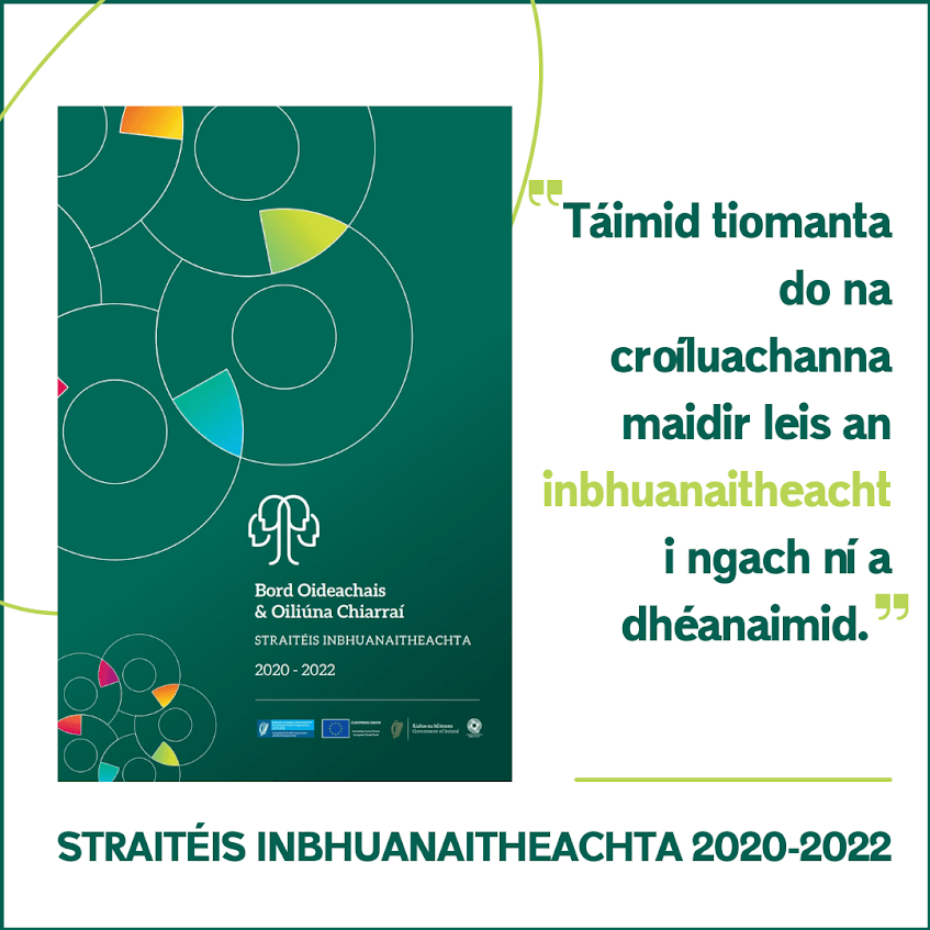 Straitéis Inbhuanaitheachta 2020-2022 á seoladh